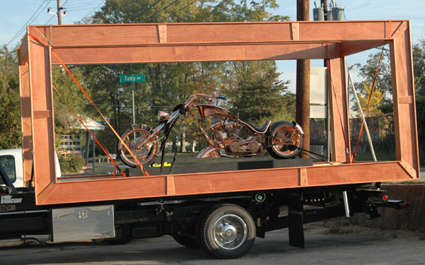 american chopper statue of liberty bike