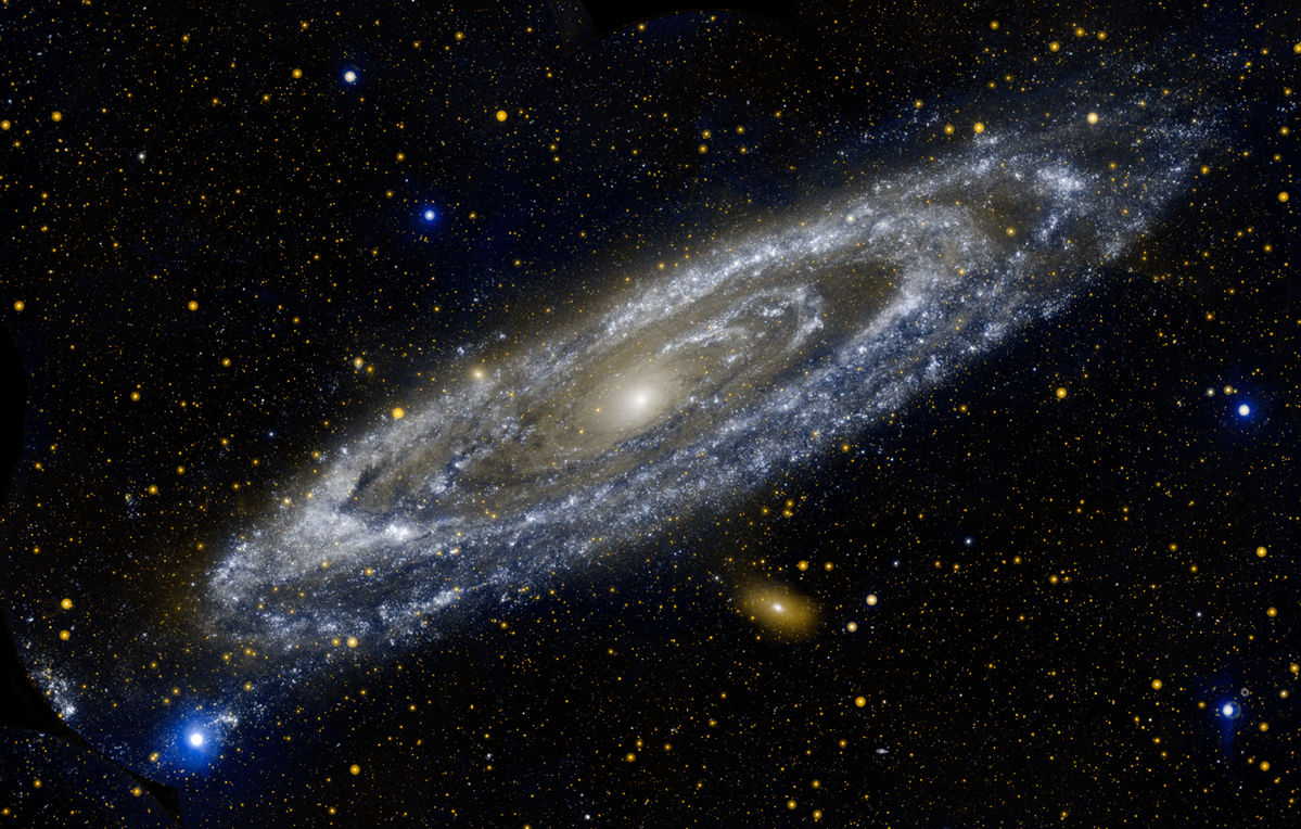 andromeda galaxy spitzer space telescope