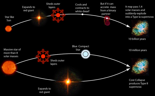 supernova explosion diagram