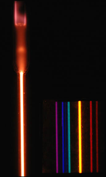 nitrogen emission spectrum wavelengths